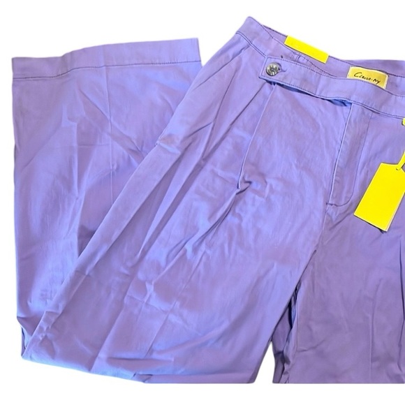 Circus NY Wide Leg Pants Purple Plus Size 32 NEW - Picture 1 of 7
